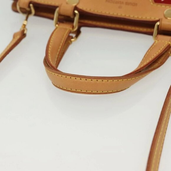 LOUIS VUITTON Monogram Vernis Brea PM Hand Bag Red M91623 LV Auth ep10407 - Picture 8 of 16